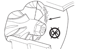 Check compressor housing for signs the impeller is rubbing agains the housing.